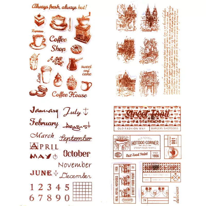 Clear Stamps Vintage Art Letters Coffee Travel Stamps Transparent Silicone Stamp Seal for DIY Scrapbooking Card Making
Clear Stamps Vintage Art Letters Coffee Travel Stamps Transparent Silicone Stamp Seal for DIY Scrapbooking Card Making