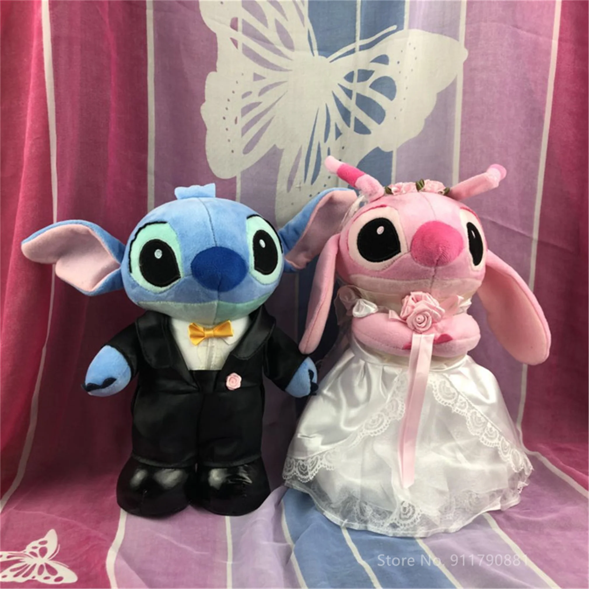 2 Pieces 30cm Disney Animated Cartoon Stitch Angie Wedding Doll Plush Toy Cute Baby Bear Couple Gift Bedroom Decoration
2 Pieces 30cm Disney Animated Cartoon Stitch Angie Wedding Doll Plush Toy Cute Baby Bear Couple Gift Bedroom Decoration