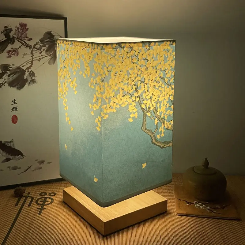 Vintage Chinese Style Plum Orchid Ginkgo Peach Blossom Table Lamp Bedroom Bedside Decoration Living Room Desk Lamp Fabric Light
Vintage Chinese Style Plum Orchid Ginkgo Peach Blossom Table Lamp Bedroom Bedside Decoration Living Room Desk Lamp Fabric Light