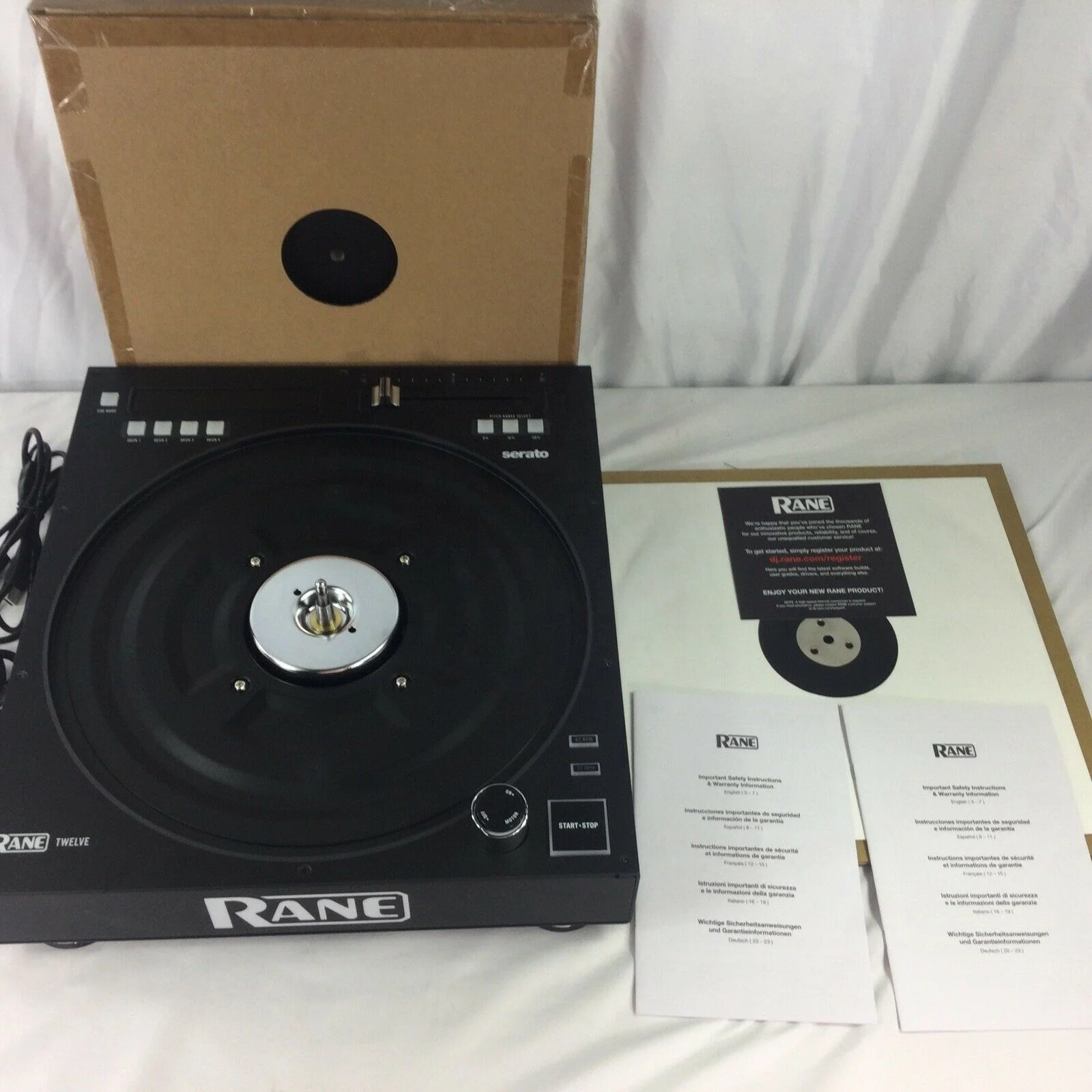 SUMMER SALES DISCOUNT ON Buy With Confidence New Original Rane Twelve MKII 12" Motorized True Vinyl Like Feel Turntable DJ Contr
SUMMER SALES DISCOUNT ON Buy With Confidence New Original Rane Twelve MKII 12" Motorized True Vinyl Like Feel Turntable DJ Contr