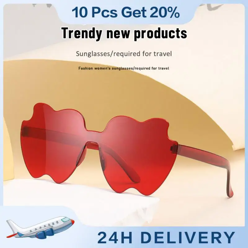 

Sun Glasses Polarized Funny Party Glasses Sunglasses Rimless Colorful Uv400 Eyeglasses Clear Lens Fashion Gafas De Sol Eyewear