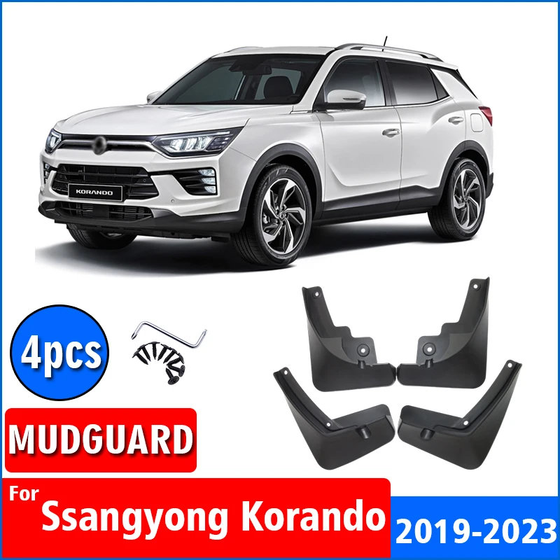 2019 2020 2021 2022 2023 FOR Ssangyong Korando Mud Flap Guards Splash Car Accesssories Mudguards Fender Front Rear 4pcs Mudguard
2019 2020 2021 2022 2023 FOR Ssangyong Korando Mud Flap Guards Splash Car Accesssories Mudguards Fender Front Rear 4pcs Mudguard