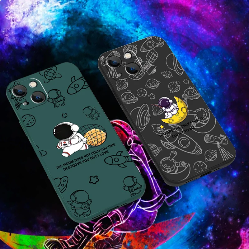 For iPhone Creative Astronaut Silicone Case 12 11 13 Pro Max XR 12 13 Mini X 8 7 6S Plus SE 2020 For iPhone 12 13 11 Soft Cove
For iPhone Creative Astronaut Silicone Case 12 11 13 Pro Max XR 12 13 Mini X 8 7 6S Plus SE 2020 For iPhone 12 13 11 Soft Cove