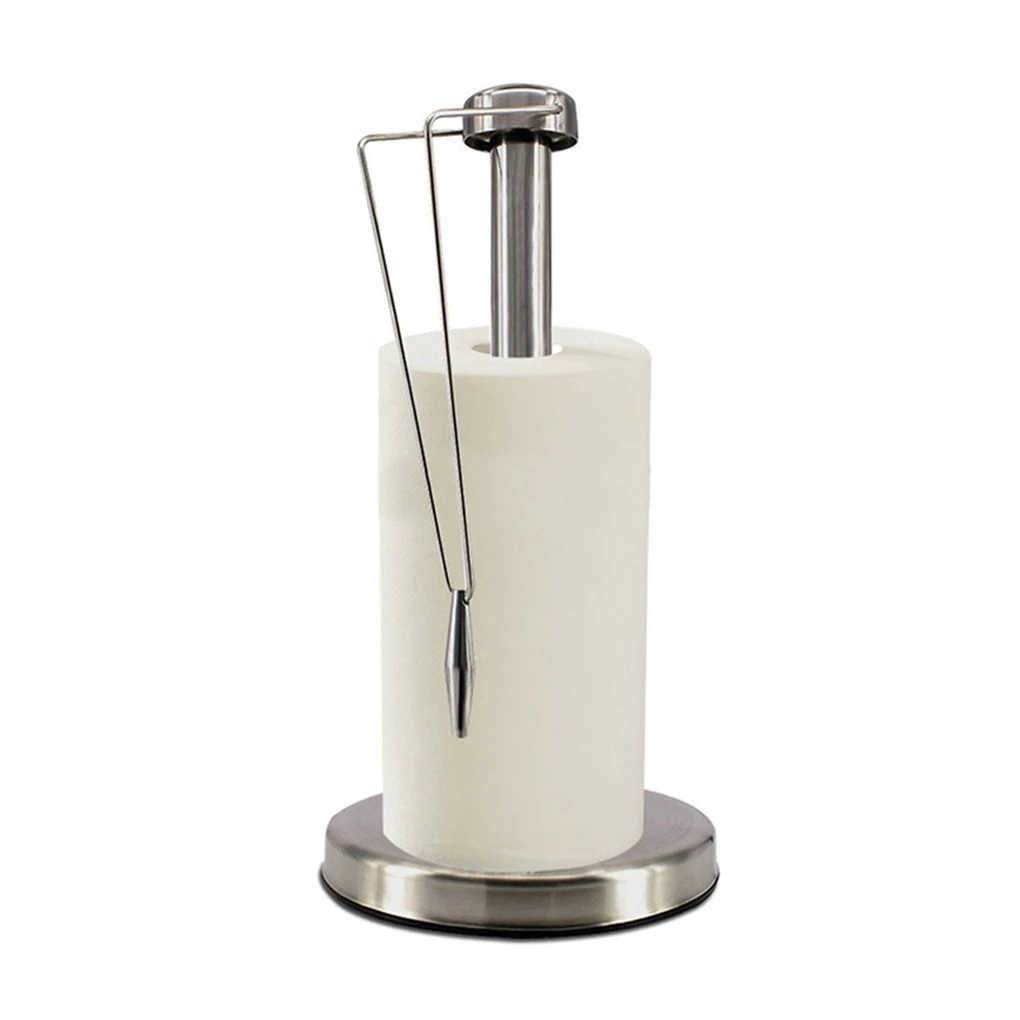 Kitchen Paper Towel Roll Vertical Holder Stainless Steel Plastic Garbage Bag Roll Stand Rack
Kitchen Paper Towel Roll Vertical Holder Stainless Steel Plastic Garbage Bag Roll Stand Rack