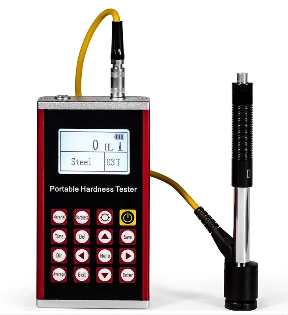 Portable Hardness Tester Meter Instrument With PC Software High Quality Metal Shell For Steel Stainless Steel Copper
Portable Hardness Tester Meter Instrument With PC Software High Quality Metal Shell For Steel Stainless Steel Copper