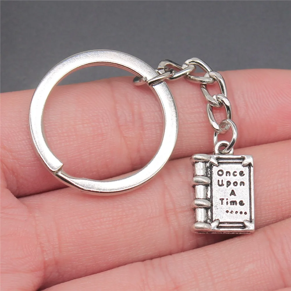 Сувениры, подарок, Прямая поставка, античный Серебристый цвет, 12x18 мм, подвеска «Once Upon A Time» в виде книги с рассказами, брелок 
Сувениры, подарок, Прямая поставка, античный Серебристый цвет, 12x18 мм, подвеска «Once Upon A Time» в виде книги с рассказами, брелок