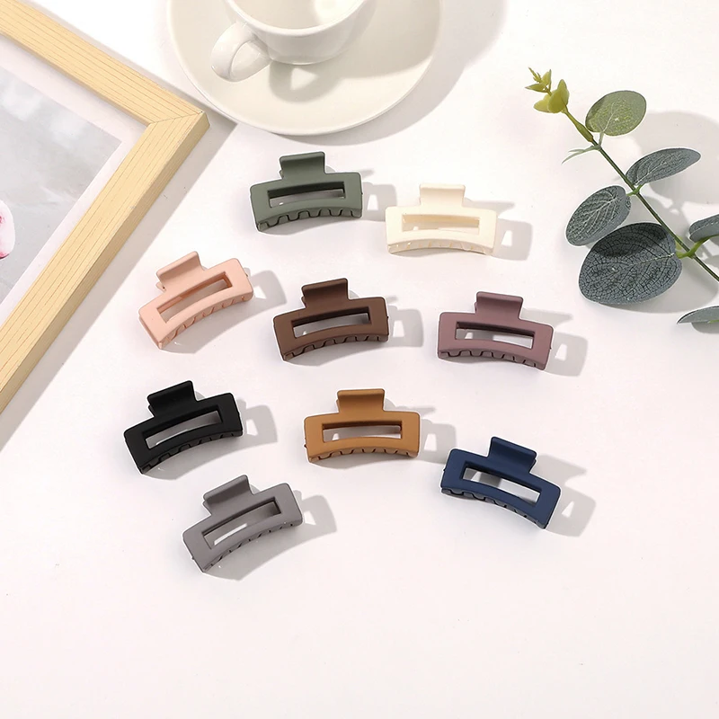 Hollow Square Shark Clip 4.5cm Hair Clip Sweet Matted Bangs Clip Top Clip Korean Style Headwear Frosted Small Hair Claw Fashion
Hollow Square Shark Clip 4.5cm Hair Clip Sweet Matted Bangs Clip Top Clip Korean Style Headwear Frosted Small Hair Claw Fashion