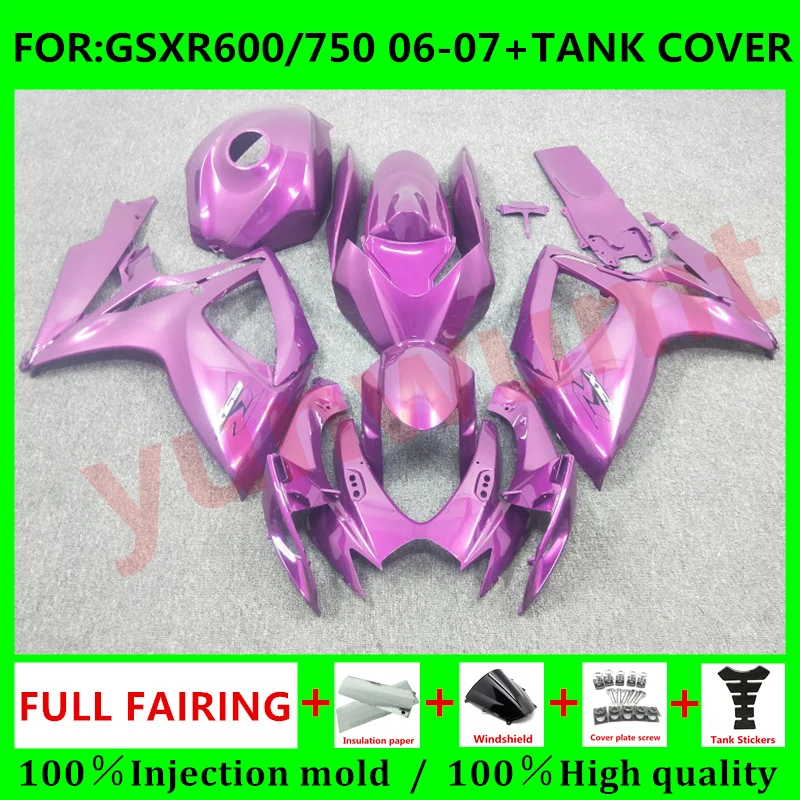 Обтекатель для мотоцикла 2006 - 2007 K6 GSXR 600 06-07 Кузов для Suzuki GSXR600 06 07 полный обтекатель розовый
Обтекатель для мотоцикла 2006 - 2007 K6 GSXR 600 06-07 Кузов для Suzuki GSXR600 06 07 полный обтекатель розовый