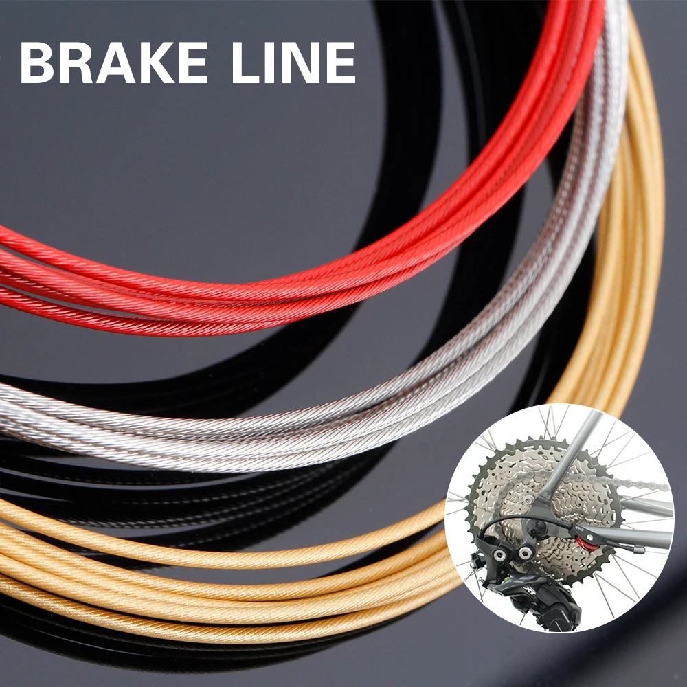 Bike Inner Line Front Rear Derailleur Shift Brake Coated Shifter Cable Wire Stainless Steel 1.7/2.1m Bicycle Accessories B2Cshop
Bike Inner Line Front Rear Derailleur Shift Brake Coated Shifter Cable Wire Stainless Steel 1.7/2.1m Bicycle Accessories B2Cshop