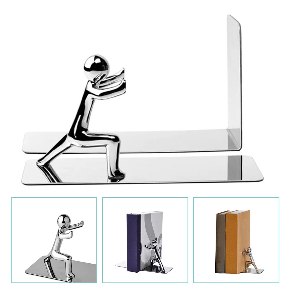 Creative Bookshelf Stand Heavy Duty End Modern Office Book Ends Shelvess Metal Desktop Simple Bookstand Organizer Reusable
Creative Bookshelf Stand Heavy Duty End Modern Office Book Ends Shelvess Metal Desktop Simple Bookstand Organizer Reusable