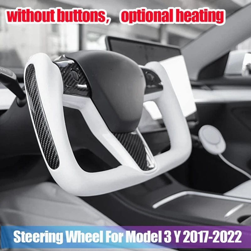 Чехол на руль из углеродного волокна, для Tesla Model 3 /Model Y 2017 18 19 20 2021 2022
Чехол на руль из углеродного волокна, для Tesla Model 3 /Model Y 2017 18 19 20 2021 2022