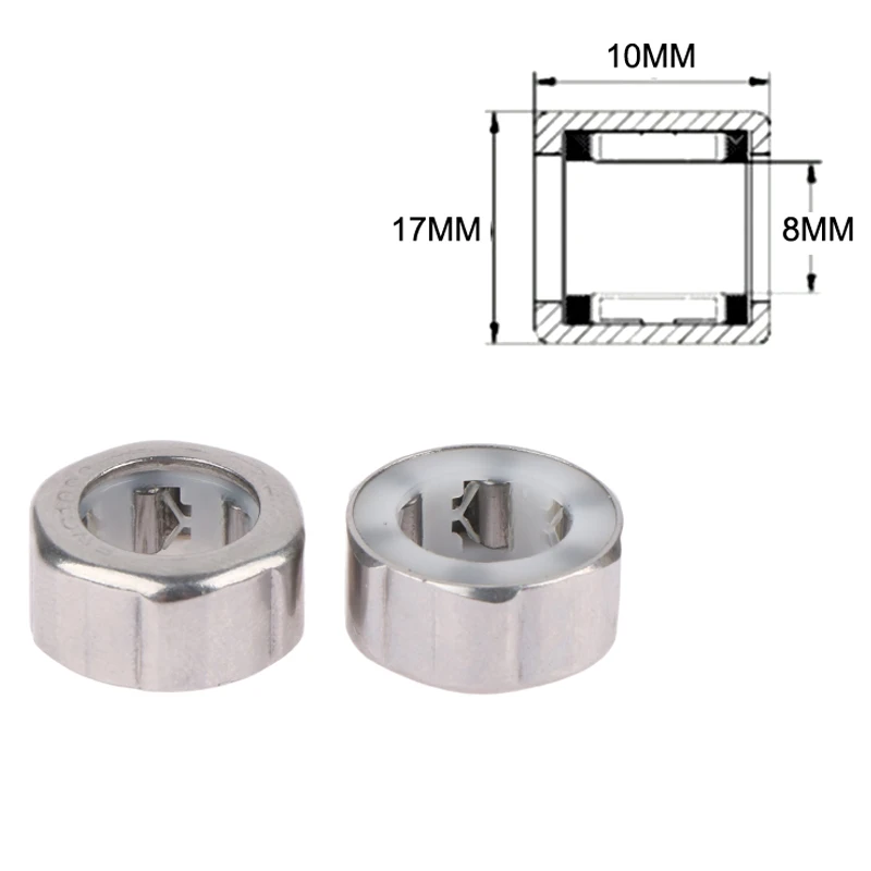 2Pcs EWC1008 Stainless One Way Bearing 10x17x8mm Fishing Gear Bearing EWC1008 Needle Roller Bearings
2Pcs EWC1008 Stainless One Way Bearing 10x17x8mm Fishing Gear Bearing EWC1008 Needle Roller Bearings