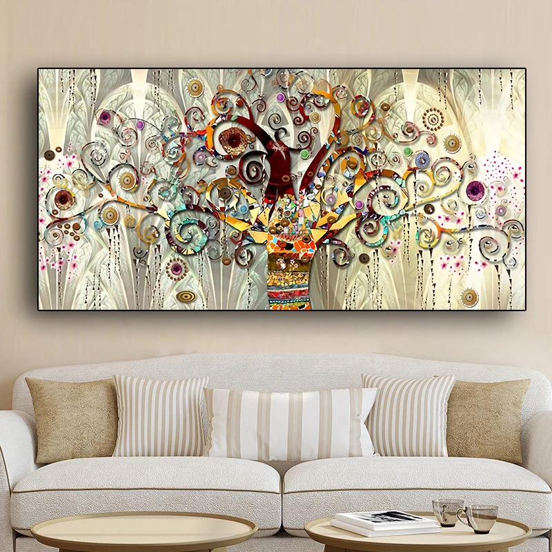 Tree of Life by Gustav Klimt Landscape Wall Art Canvas Scandinavian Posters and Prints Modern Wall Art Picture for Living Room
Tree of Life by Gustav Klimt Landscape Wall Art Canvas Scandinavian Posters and Prints Modern Wall Art Picture for Living Room