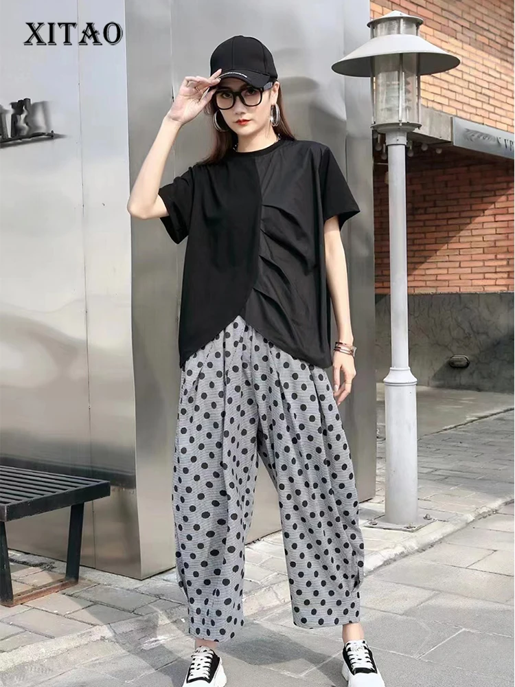 XITAO Casual Patchwork T-Shirt Women Korea 2022 Summer New Personality Fashion Loose O-neck Short Sleeve T-Shirt WMD5068
XITAO Casual Patchwork T-Shirt Women Korea 2022 Summer New Personality Fashion Loose O-neck Short Sleeve T-Shirt WMD5068