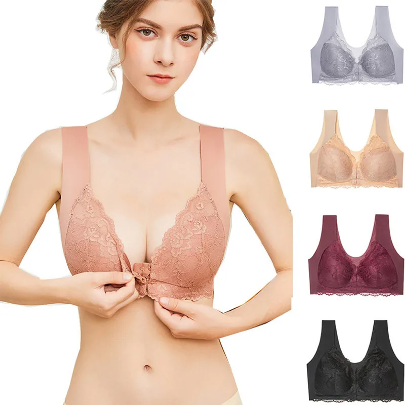 M-5XL Underwear Front Closure Bras Women Plus Size Seamless Push Up Brassiere Vest Top Sexy Bra
M-5XL Underwear Front Closure Bras Women Plus Size Seamless Push Up Brassiere Vest Top Sexy Bra
