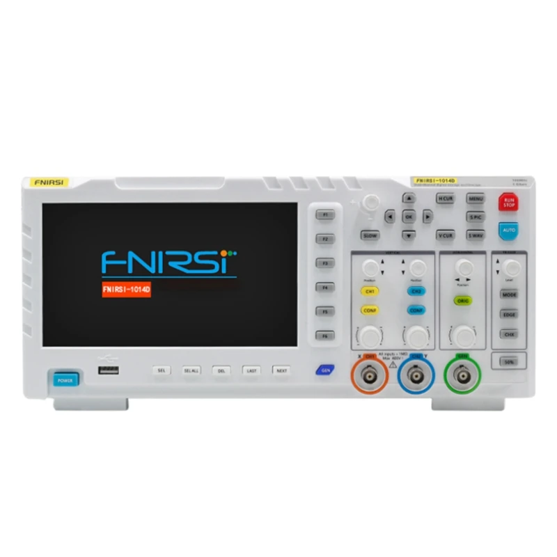 Digital Oscilloscope 100MHz Dual Channel Input Signal Generator Osiloscopio Digital 1GSa/S Sampling Rate 1GB Storage
Digital Oscilloscope 100MHz Dual Channel Input Signal Generator Osiloscopio Digital 1GSa/S Sampling Rate 1GB Storage