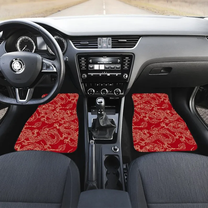 Red Dragon Oriental Asian Car Floor Mats Set, Front and Back Floor Mats for Car, Car Accessories
Red Dragon Oriental Asian Car Floor Mats Set, Front and Back Floor Mats for Car, Car Accessories