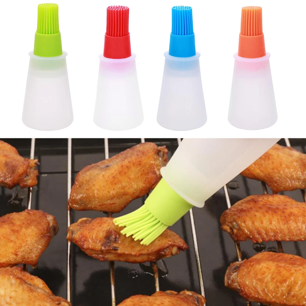 Portable Oil Brush for BBQ Pastry (Silicon) Turkey Barbecue Utensil Grilling and Marinating Desserts Baking Silicone BBQ Brush
Portable Oil Brush for BBQ Pastry (Silicon) Turkey Barbecue Utensil Grilling and Marinating Desserts Baking Silicone BBQ Brush