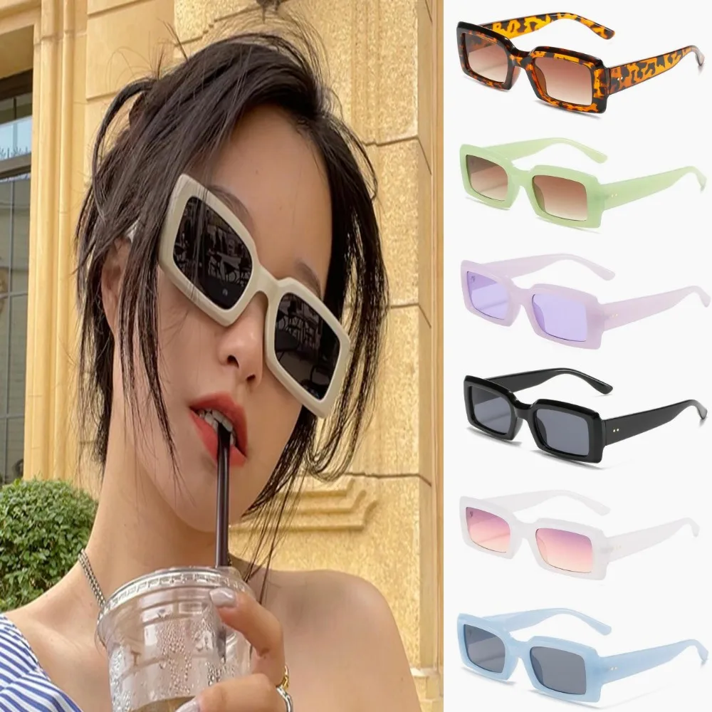 Vintage Rectangle Sunglasses Fashion Ins Popular Jelly Color Gradient Women Shades Trendy Brand Outdoor UV400 Men Eyewear
Vintage Rectangle Sunglasses Fashion Ins Popular Jelly Color Gradient Women Shades Trendy Brand Outdoor UV400 Men Eyewear