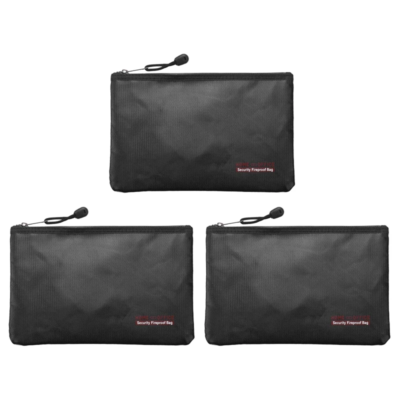 3X Fireproof Money Safe Document Bag. NON-ITCHY Silicone Coated Fire & Water Resistant Safe Cash Bag
3X Fireproof Money Safe Document Bag. NON-ITCHY Silicone Coated Fire & Water Resistant Safe Cash Bag