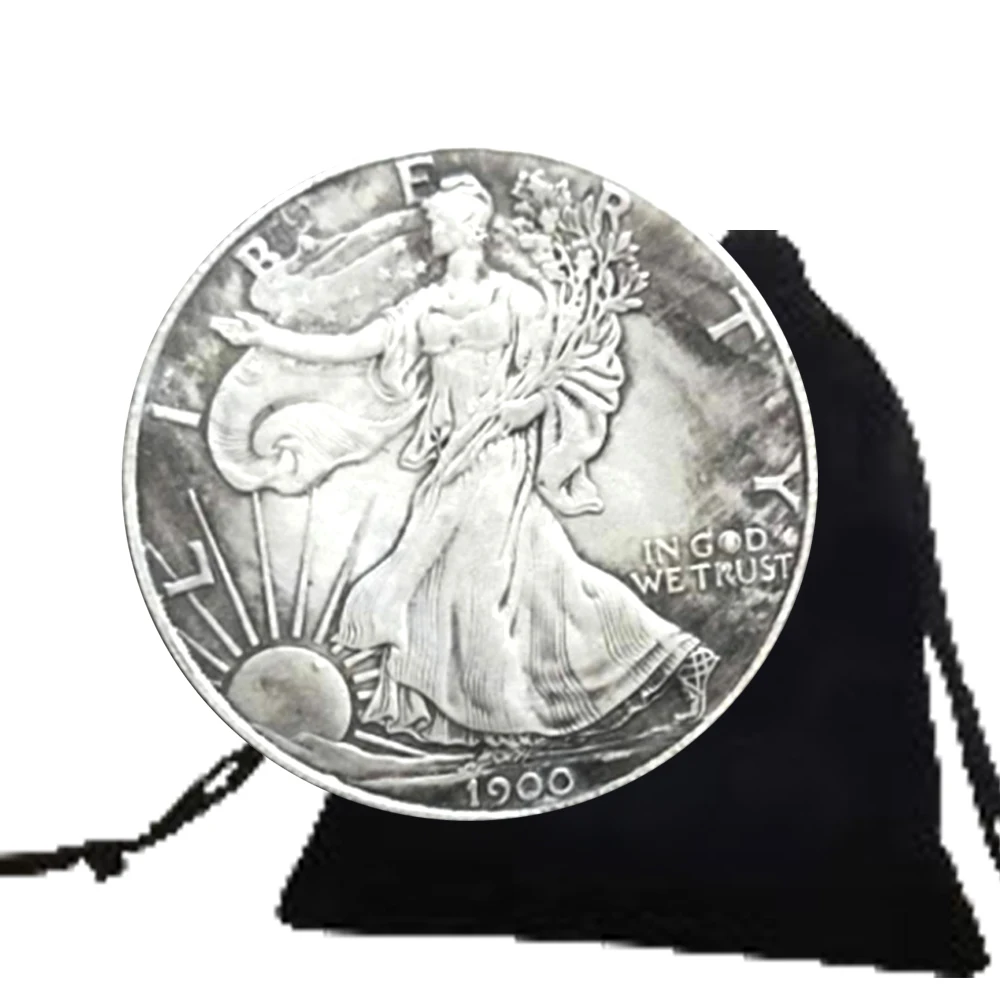 1900 Luxury One-Dollar America Art Coin Pocket Funny Coins Commemorative Morgan Dollar Lucky Coin Memory Coin+Gift Bag
1900 Luxury One-Dollar America Art Coin Pocket Funny Coins Commemorative Morgan Dollar Lucky Coin Memory Coin+Gift Bag