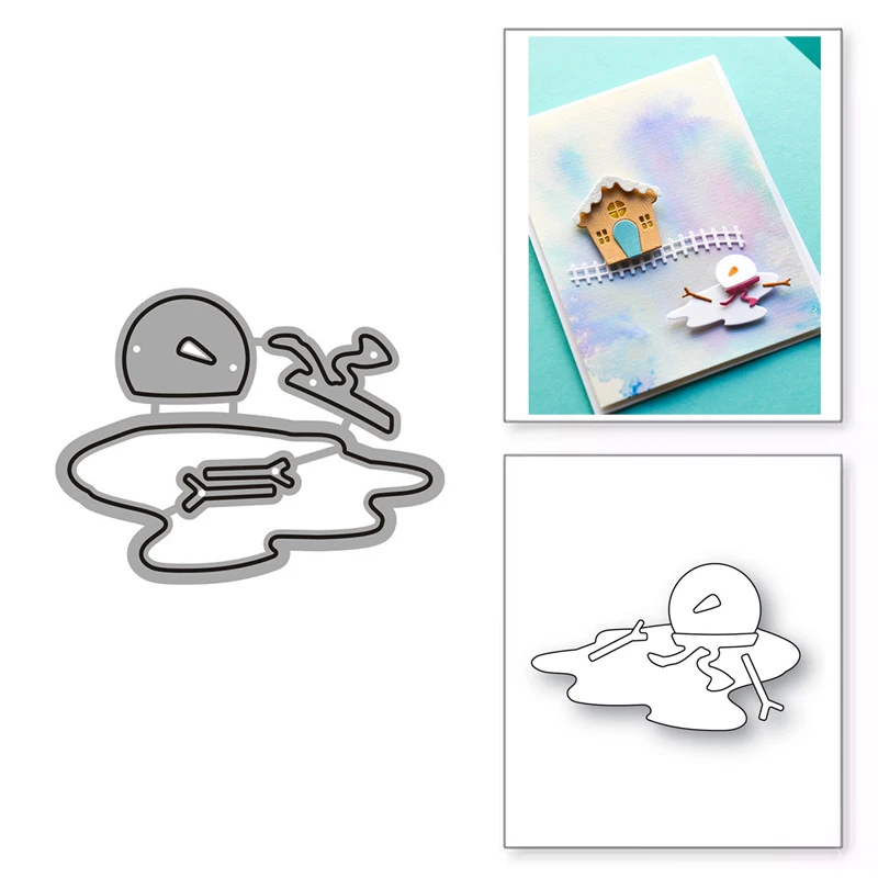 Melting Snowman Metal Cutting Dies for Scrapbooking New Mold Cut Stencil Handmade DIY Card Make Mould Model Craft Decoration
Melting Snowman Metal Cutting Dies for Scrapbooking New Mold Cut Stencil Handmade DIY Card Make Mould Model Craft Decoration