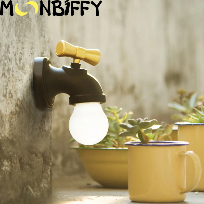 Creative Voice Control LED Night Light Faucet USB Rechargeable Mini Wall Lamp Long Battery Life Bedroom Decoration Room Lights
Creative Voice Control LED Night Light Faucet USB Rechargeable Mini Wall Lamp Long Battery Life Bedroom Decoration Room Lights