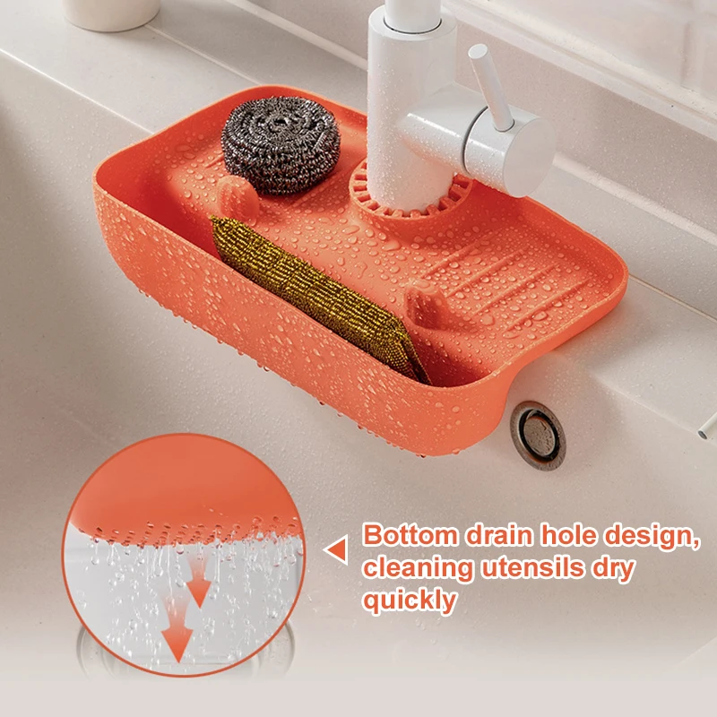 Silicone Kitchen Faucet Mat Sink Splash Pad Drain Pad Bathroom Countertop Protector Shampoo Soap Dispenser Quick Dry Tray
Silicone Kitchen Faucet Mat Sink Splash Pad Drain Pad Bathroom Countertop Protector Shampoo Soap Dispenser Quick Dry Tray