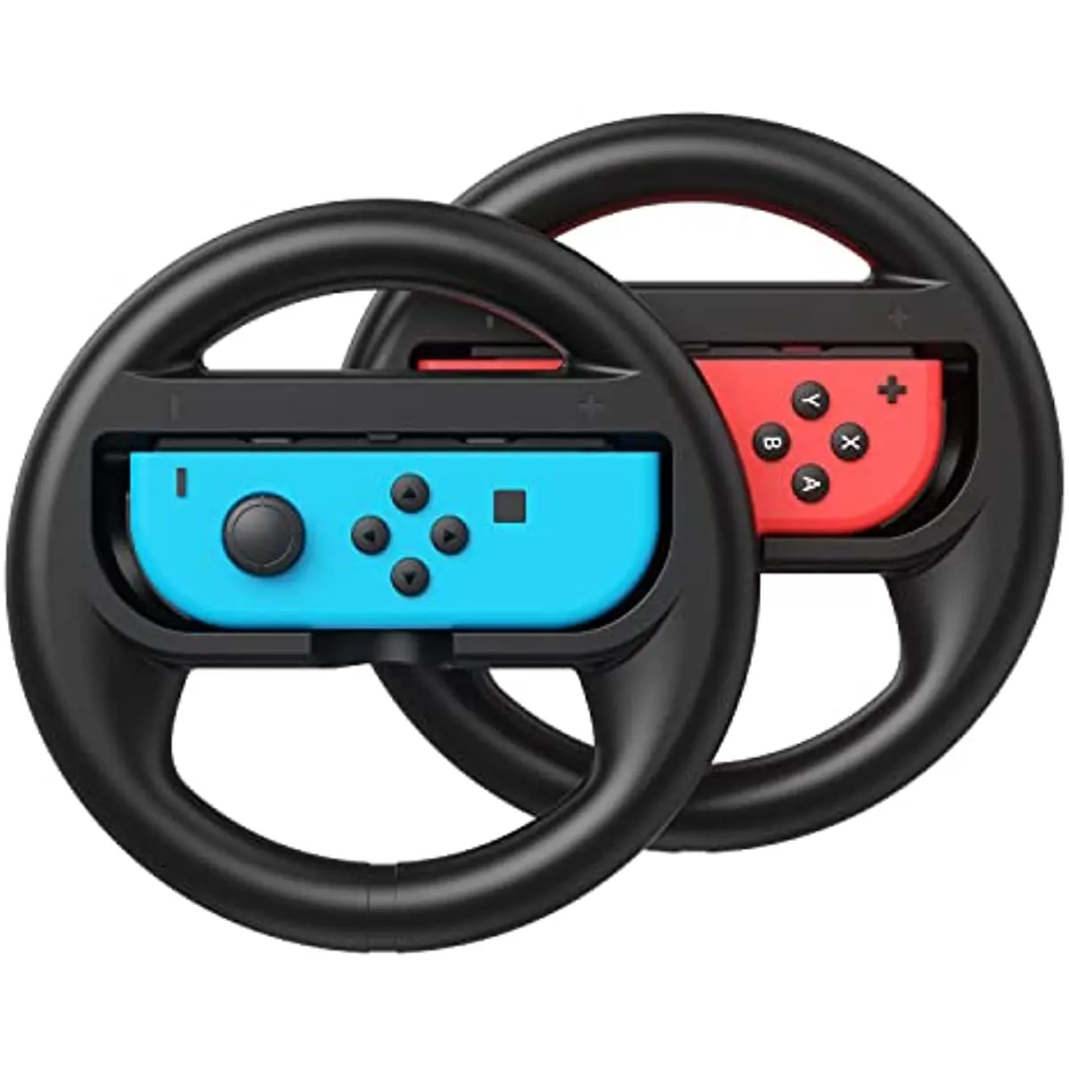 Steering Wheel Compatible with Nintend Switch Wheel, Family Use Accessories Compatible with Switch JoyPad Controllers, 2 Pack
Steering Wheel Compatible with Nintend Switch Wheel, Family Use Accessories Compatible with Switch JoyPad Controllers, 2 Pack