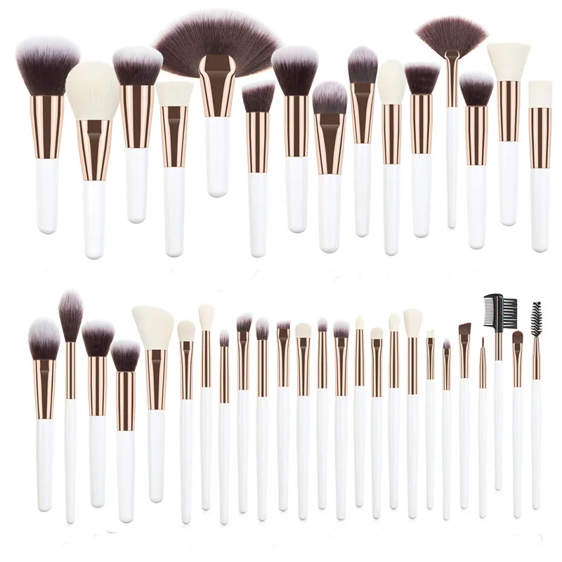 Professional 40 pcs Makeup Brushes Set Soft Natural Bristles Powder Blending Contour Eyebrow Eyeshadow Fan Foundation Brush
Professional 40 pcs Makeup Brushes Set Soft Natural Bristles Powder Blending Contour Eyebrow Eyeshadow Fan Foundation Brush