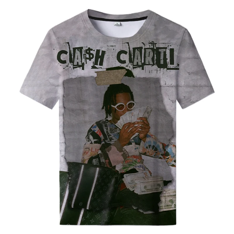 Футболка Playboi Carti с круглым вырезом для мужчин и женщин, модная рубашка с 3D-принтом, летняя
Футболка Playboi Carti с круглым вырезом для мужчин и женщин, модная рубашка с 3D-принтом, летняя