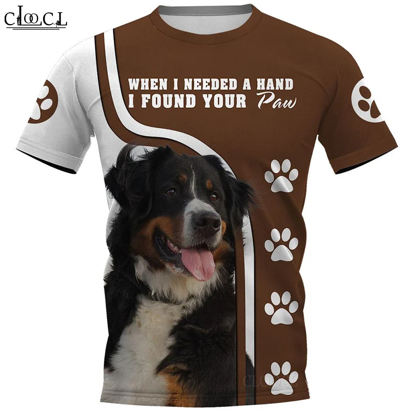 

HX 2021 Newest Popular Bernese Mountain Dog T Shirt 3D Print Men Women Fashion Harajuku Streetwear Tops Clothes Drop Shipping