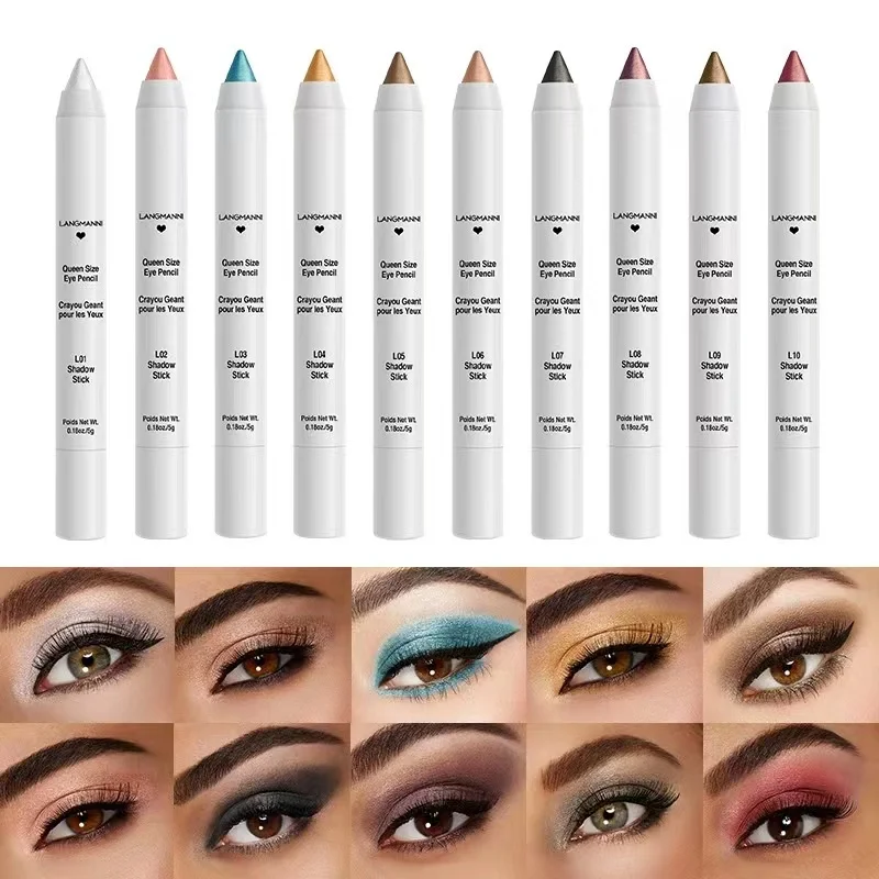 Langmanni Eye Makeup Color Eye Shadow Pen Long-Lasting Non-Smudged Pencil Sharpener Can Cut Eye Shadow Pen High-End Cosmetics
Langmanni Eye Makeup Color Eye Shadow Pen Long-Lasting Non-Smudged Pencil Sharpener Can Cut Eye Shadow Pen High-End Cosmetics