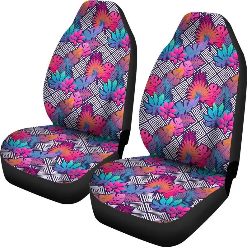 Boho Tropical Leaves Car Seat Covers | Universal Fit Seat Protectors For SUV and Car Bucket Seats
Boho Tropical Leaves Car Seat Covers | Universal Fit Seat Protectors For SUV and Car Bucket Seats