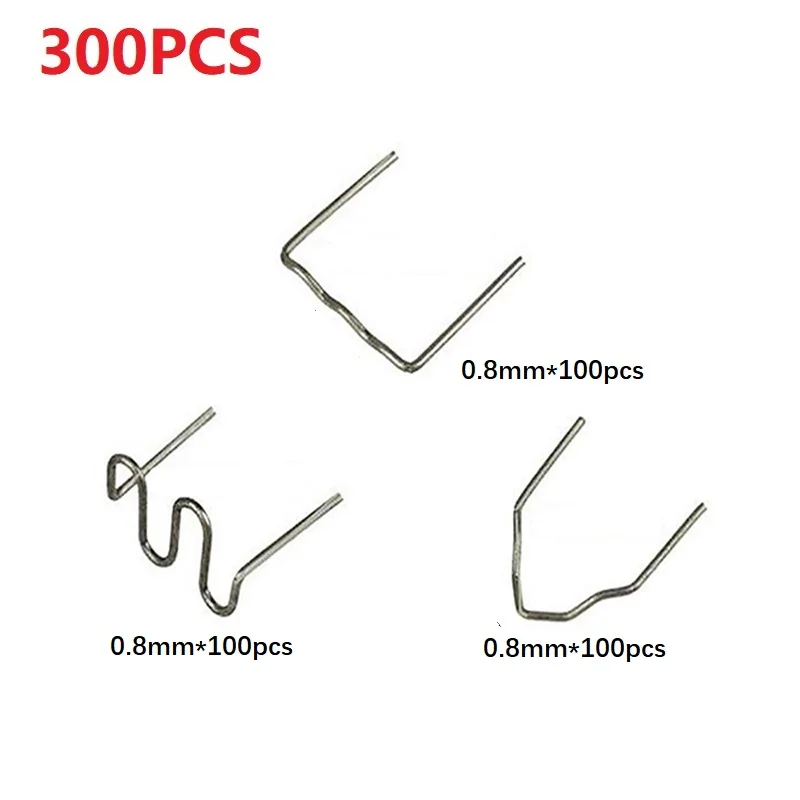 300PCS 0.6/0.8mm Hot Stapler Staples For Plastic Welder/Car Bumper Repair Kit Clip Stapler Plastic Staples For Soldering Bumper
300PCS 0.6/0.8mm Hot Stapler Staples For Plastic Welder/Car Bumper Repair Kit Clip Stapler Plastic Staples For Soldering Bumper