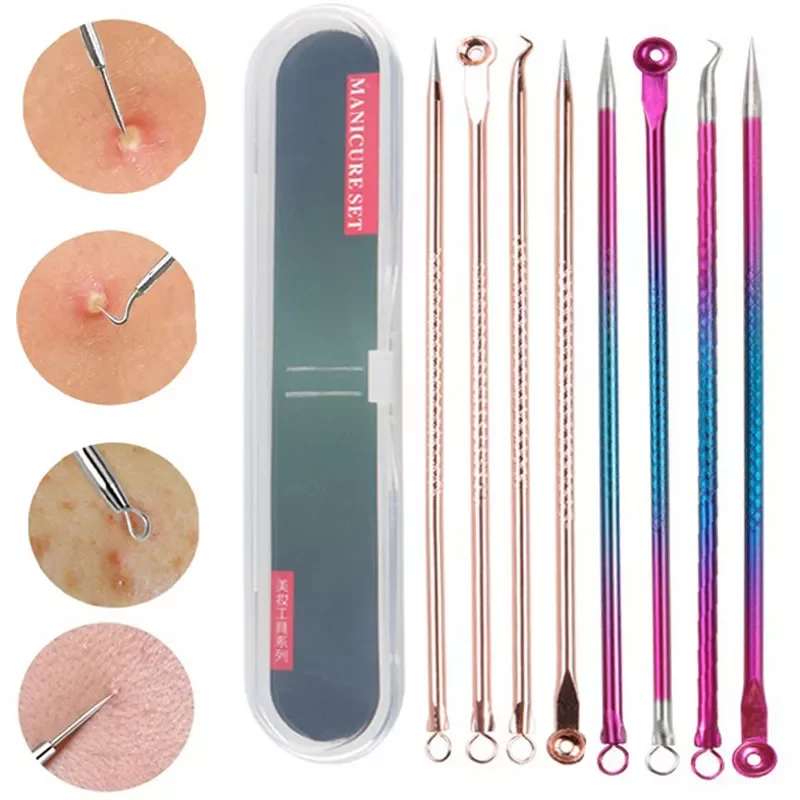 4pcs/set Stainless Steel Blackhead Comedone Acne Corrector Remover Extractor Skin Care Pore Cleaner Needles Remove Tools
4pcs/set Stainless Steel Blackhead Comedone Acne Corrector Remover Extractor Skin Care Pore Cleaner Needles Remove Tools