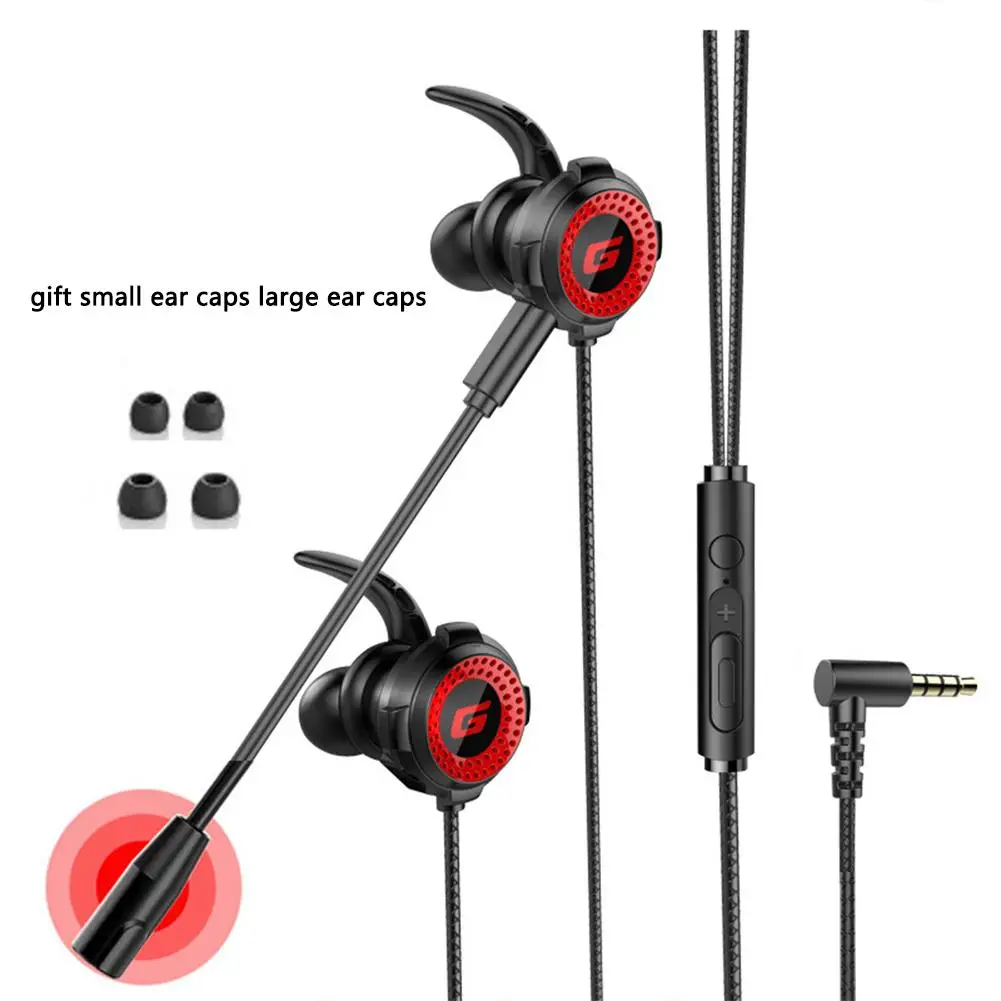 Wired Gaming Headset with Pluggable Microphone 3.5mm Portable Stereo In-ear Gaming Headphones for Iphone Huawei Samsung Xiaomi
Wired Gaming Headset with Pluggable Microphone 3.5mm Portable Stereo In-ear Gaming Headphones for Iphone Huawei Samsung Xiaomi