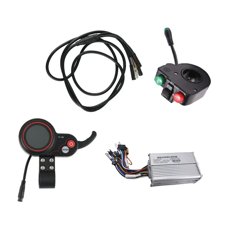 48V Electric Scooter Motor Controller + Instrument Display + Connector Cable + Switch for 10 Inch Kugoo M4 Scooter
48V Electric Scooter Motor Controller + Instrument Display + Connector Cable + Switch for 10 Inch Kugoo M4 Scooter