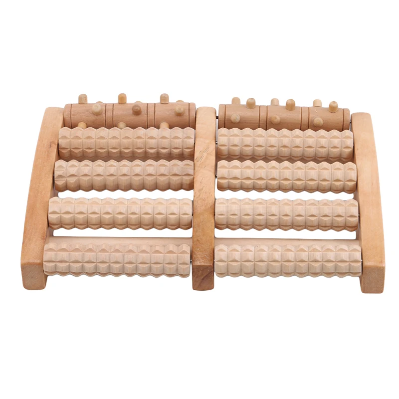 5Row Wooden Foot Massage Roller Acupressure Trigger Point Relax Pain Stress Relief Shiatsu Roller Foot Massager Care Tools
5Row Wooden Foot Massage Roller Acupressure Trigger Point Relax Pain Stress Relief Shiatsu Roller Foot Massager Care Tools
