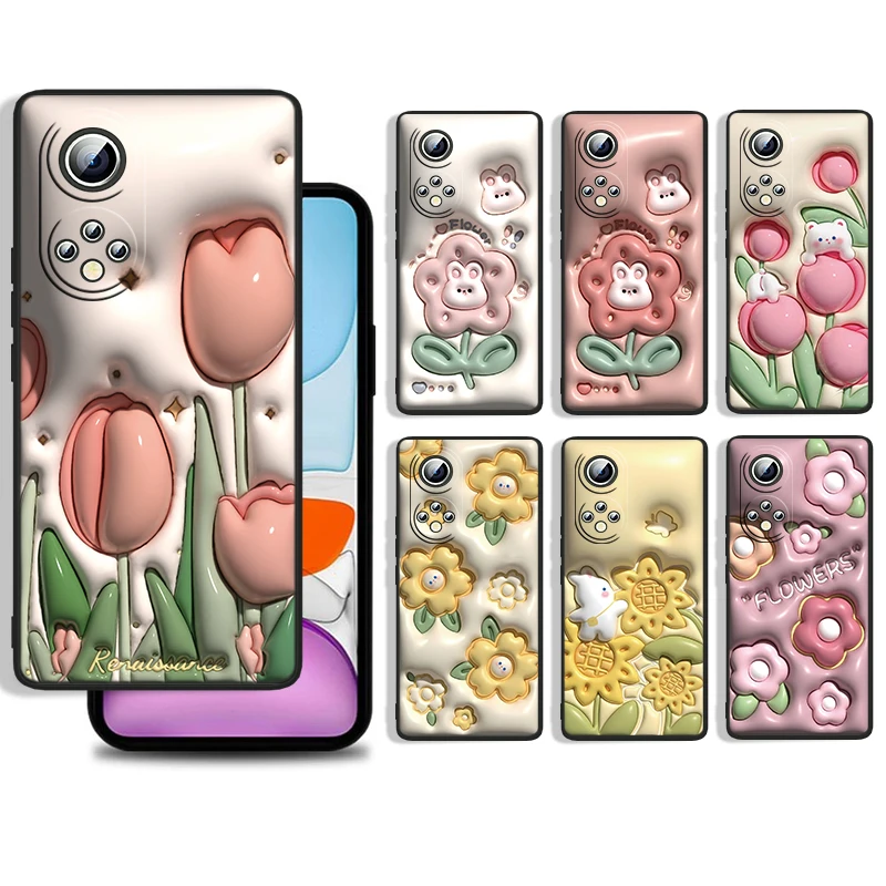 Not 3D Cartoon flower Cover For Huawei P50 P40 P30 P20 Lite 5G Nova Plus 9 SE Pro 5T Y9S Y9 Prime Black Phone Case
Not 3D Cartoon flower Cover For Huawei P50 P40 P30 P20 Lite 5G Nova Plus 9 SE Pro 5T Y9S Y9 Prime Black Phone Case