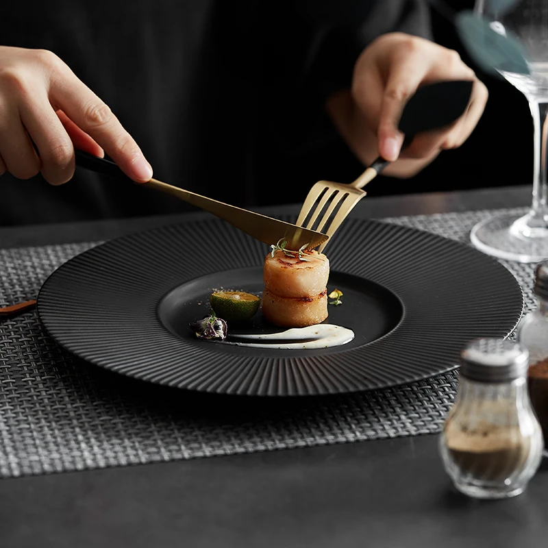 Nordic Simple Steak Plate Restaurant Hotel Kitchen Set Western Tableware Creative French Spaghetti Plate
Nordic Simple Steak Plate Restaurant Hotel Kitchen Set Western Tableware Creative French Spaghetti Plate