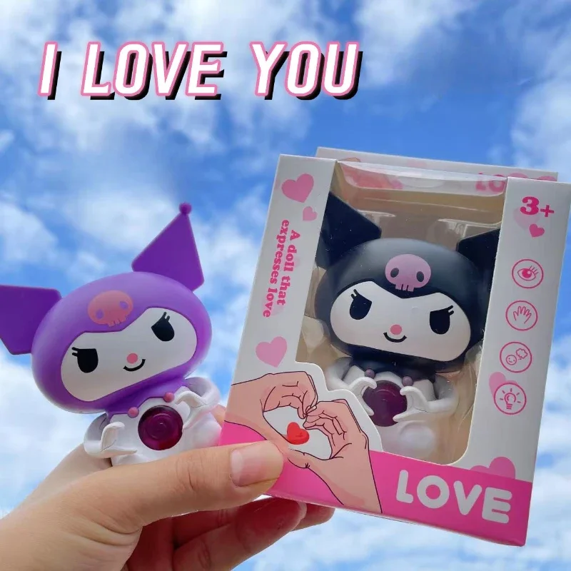 New Sanrio Kuromi Anime Figure Action Figure with Light Luminescence Sound I Love You Cute Valentine's Day Gift for Girlfriend
New Sanrio Kuromi Anime Figure Action Figure with Light Luminescence Sound I Love You Cute Valentine's Day Gift for Girlfriend