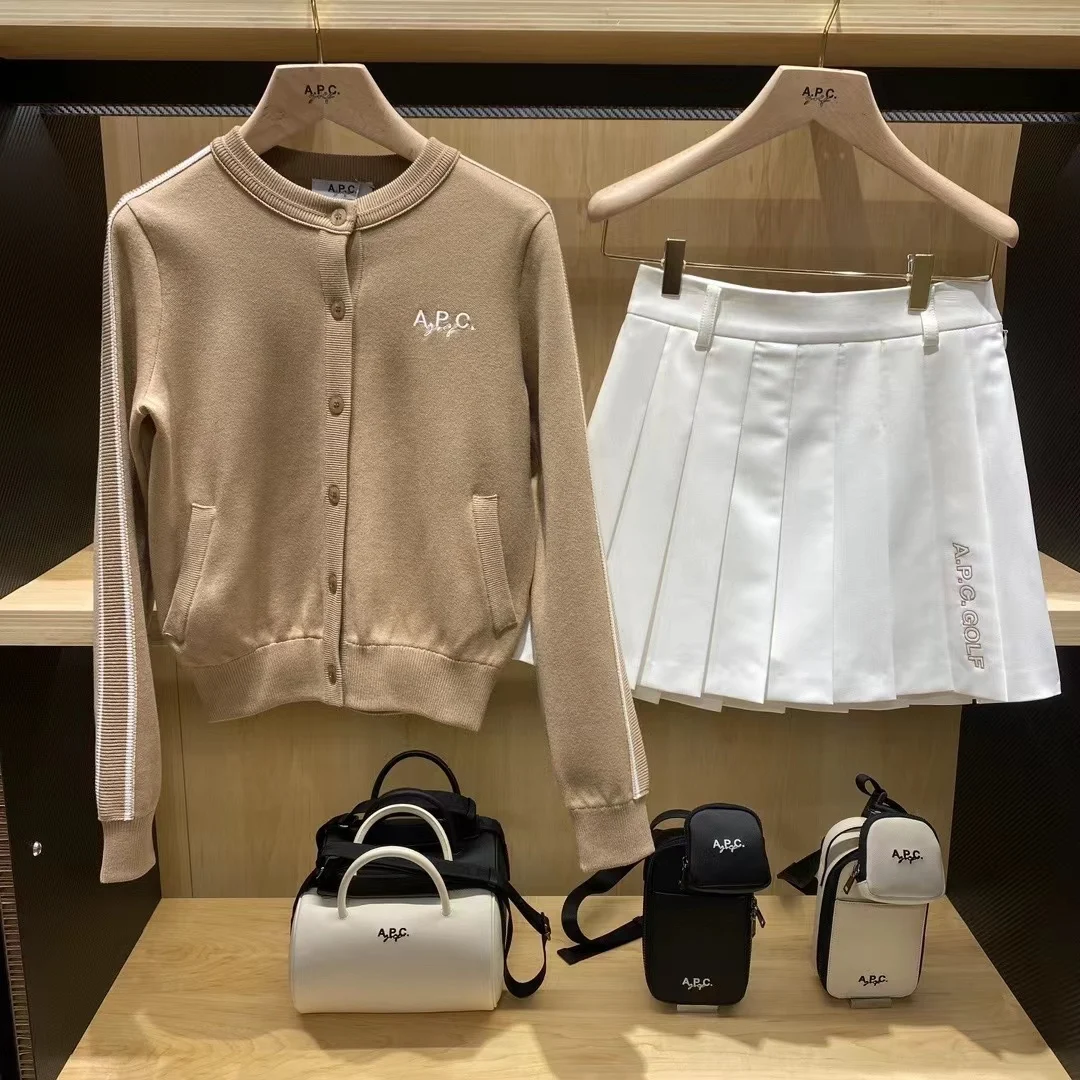 Slightly Thick Knitted Cardigan Jacket Golf Clothing Women's Top Long Sleeve Fashion Sports Outdoor Tennis Wear
Slightly Thick Knitted Cardigan Jacket Golf Clothing Women's Top Long Sleeve Fashion Sports Outdoor Tennis Wear