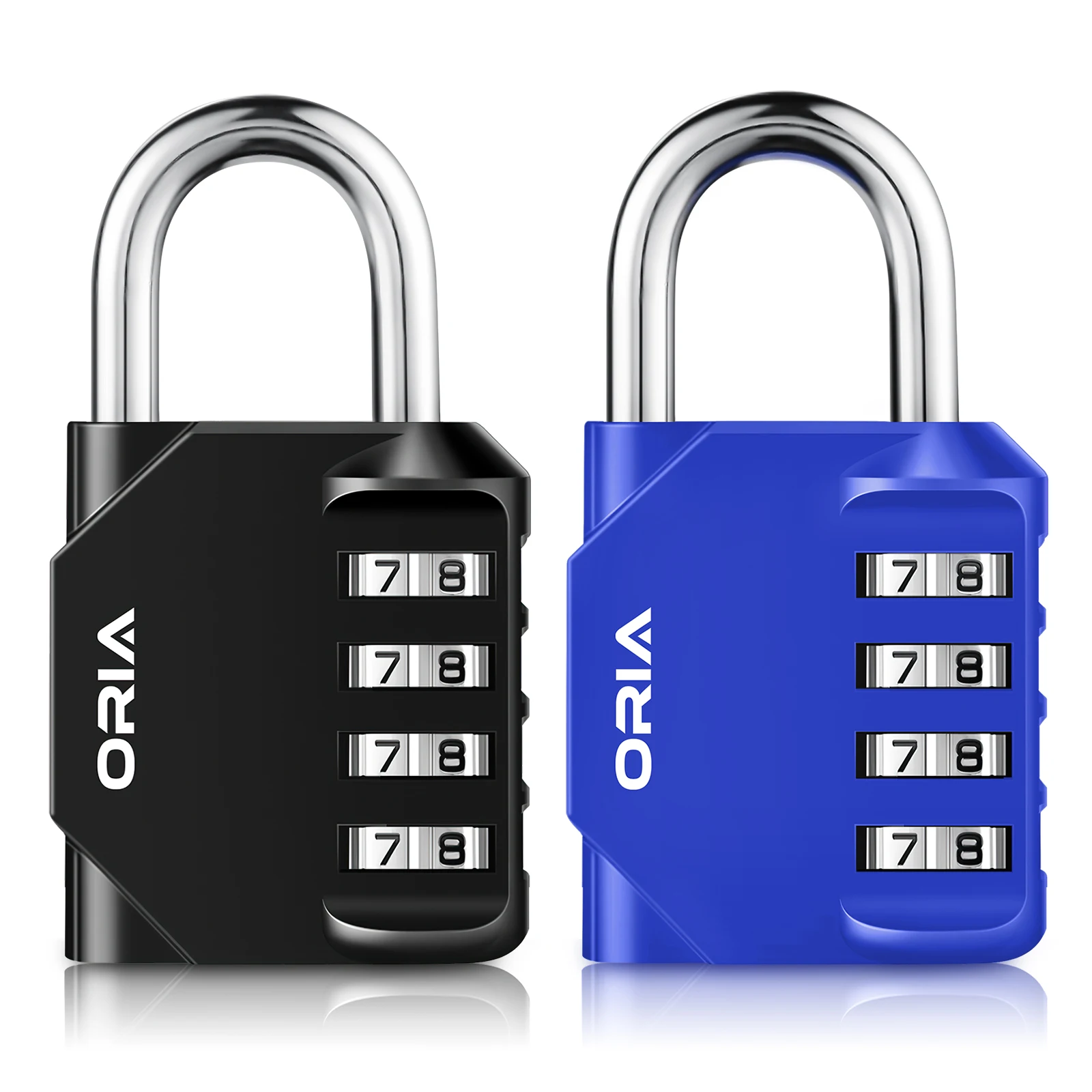 ORIA 4 Dial Digit Combination Lock 2PCS/Set Weatherproof Security Padlock Outdoor Gym Safely Code Lock
ORIA 4 Dial Digit Combination Lock 2PCS/Set Weatherproof Security Padlock Outdoor Gym Safely Code Lock