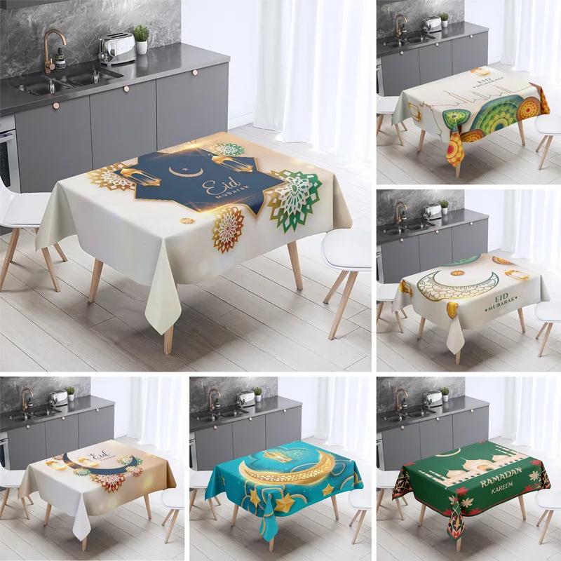 Cotton Linen Tablecloth Eid Decoration Tablecloth Ramadan Kareem Moon Star Print Islamic Mubarak Ramadan Supplies Muslim Party
Cotton Linen Tablecloth Eid Decoration Tablecloth Ramadan Kareem Moon Star Print Islamic Mubarak Ramadan Supplies Muslim Party