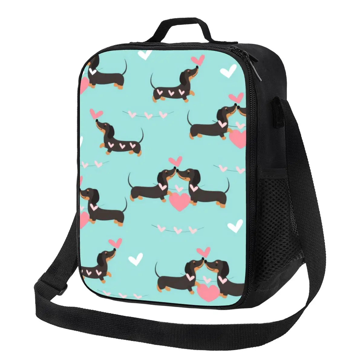 Sausage Dog Insulated Lunch Tote Bag for Women Dachshund Resuable Thermal Cooler Food Bento Box School
Sausage Dog Insulated Lunch Tote Bag for Women Dachshund Resuable Thermal Cooler Food Bento Box School