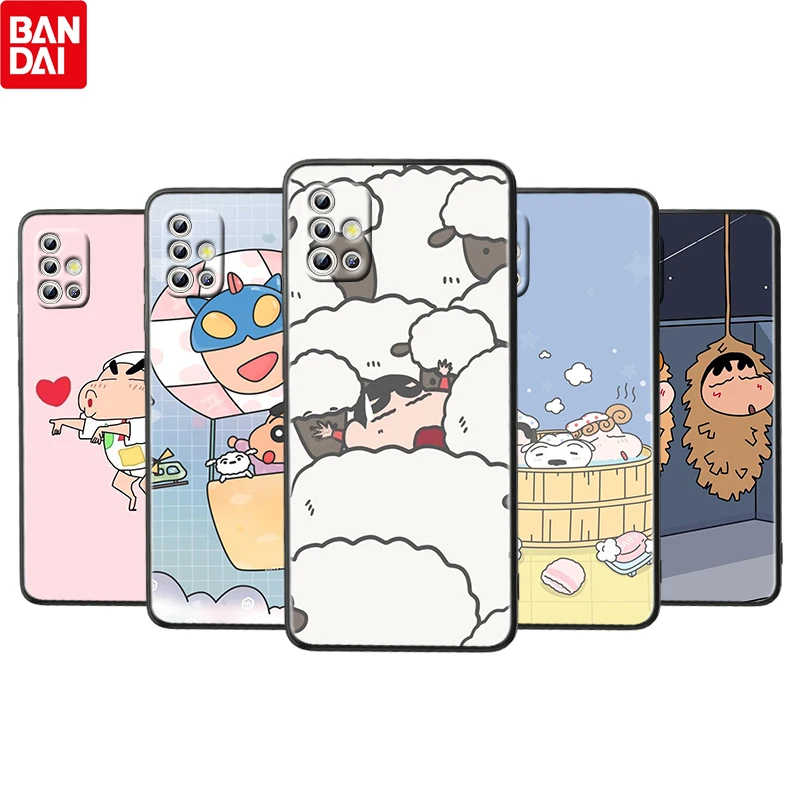 Cute Anime Crayon Shin-chan For Samsung Galaxy A72 A71 A52 A51 A73 A53 A32 A12 A21S 5G Silicone Soft Black Phone Case Funda Capa
Cute Anime Crayon Shin-chan For Samsung Galaxy A72 A71 A52 A51 A73 A53 A32 A12 A21S 5G Silicone Soft Black Phone Case Funda Capa