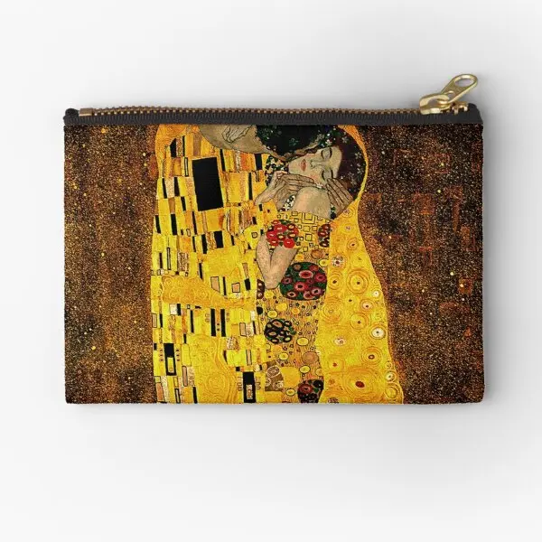 

Gustav Klimt The Kiss Zipper Pouches Pure Pocket Men Women Packaging Underwear Storage Money Small Bag Coin Wallet Panties Key