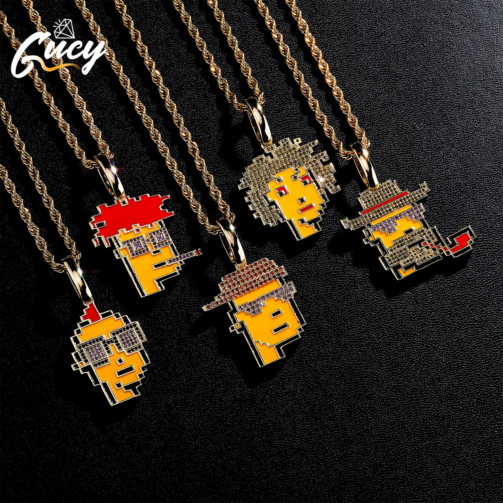 GUCY New Hip Hop Metaverse Profile NFT Pendants Necklace Cubic Zirconal Iced Out Necklaces For Men Jewelry Gift
GUCY New Hip Hop Metaverse Profile NFT Pendants Necklace Cubic Zirconal Iced Out Necklaces For Men Jewelry Gift