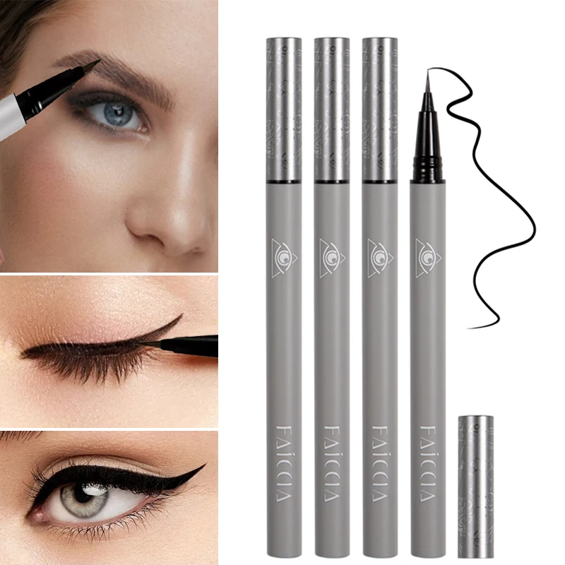 4 Colors Liquid Eyebrow Pencil Multifunction Eyeliner Lying Silkworm Pencil Lasting Waterproof Not Blooming Grey Eyebrow Makeup
4 Colors Liquid Eyebrow Pencil Multifunction Eyeliner Lying Silkworm Pencil Lasting Waterproof Not Blooming Grey Eyebrow Makeup